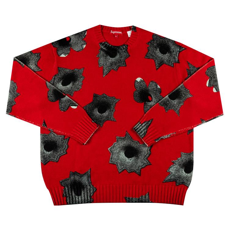 Supreme x Nate Lowman Sweater 'Red'