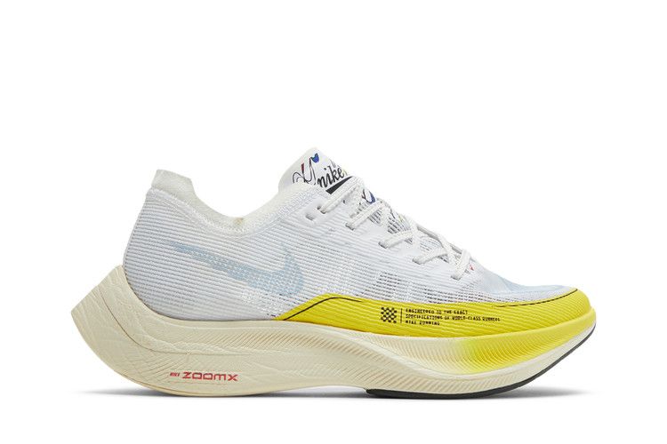 Nike ZoomX Vaporfly Next% 2 White Yellow Strike (Women's)