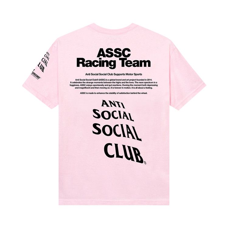 Anti Social Social Club X Gran Turismo Logo T-Shirt Pink