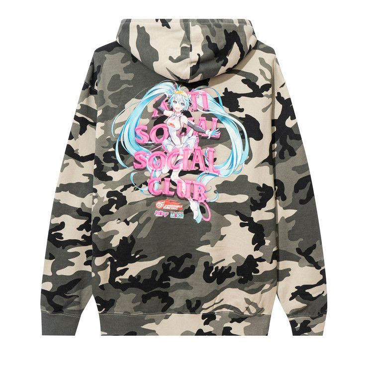 Buy Anti Social Social Club x Good Smile Racing Hatsune Miku Hoodie Camo GSR X ASSC MIKU CAMO HOOD GOAT