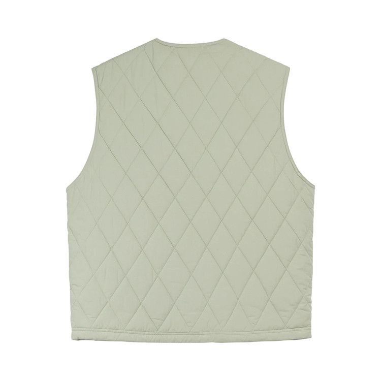 Buy Stussy Diamond Quilted Vest 'Sage' - 115637 SAGE | GOAT