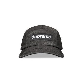 Supreme Coated Cordura Camp Cap 'Black'