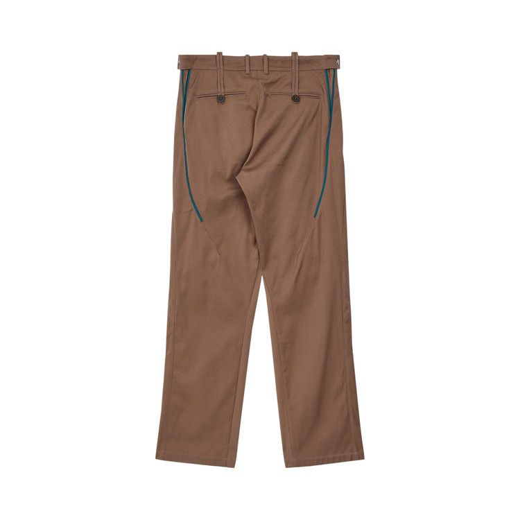 Buy Kiko Kostadinov Itten Darted Trouser 'Lion Brown/Teal