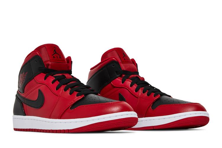 Air Jordan 1 Mid 'Gym Red and Black' (554724-660) Release Date