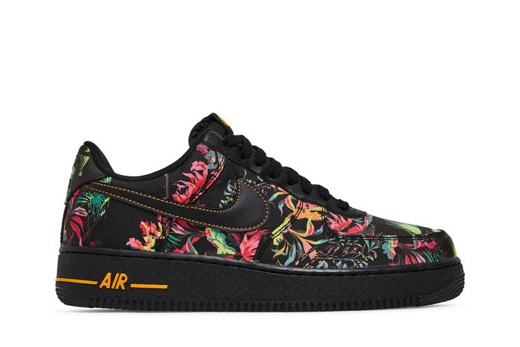 black flower air forces