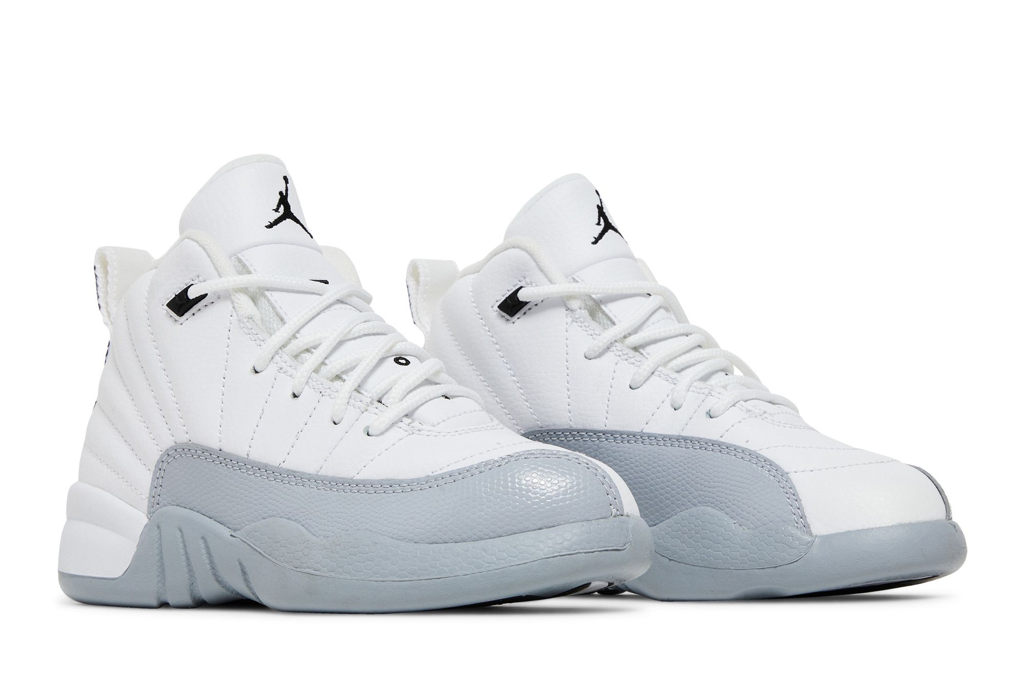 Pre-owned Air Jordan 12 Retro Ps 'white Wolf Grey'