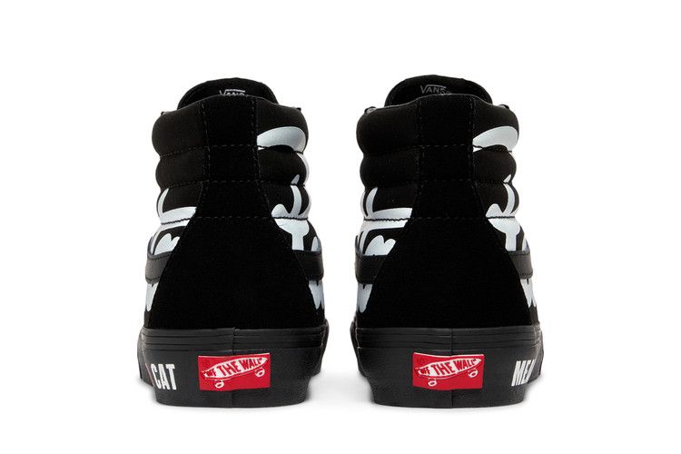 Vans Patta X Vault Sk8-Hi Reissue Vlt Lx Mean Eyed Cat - Black