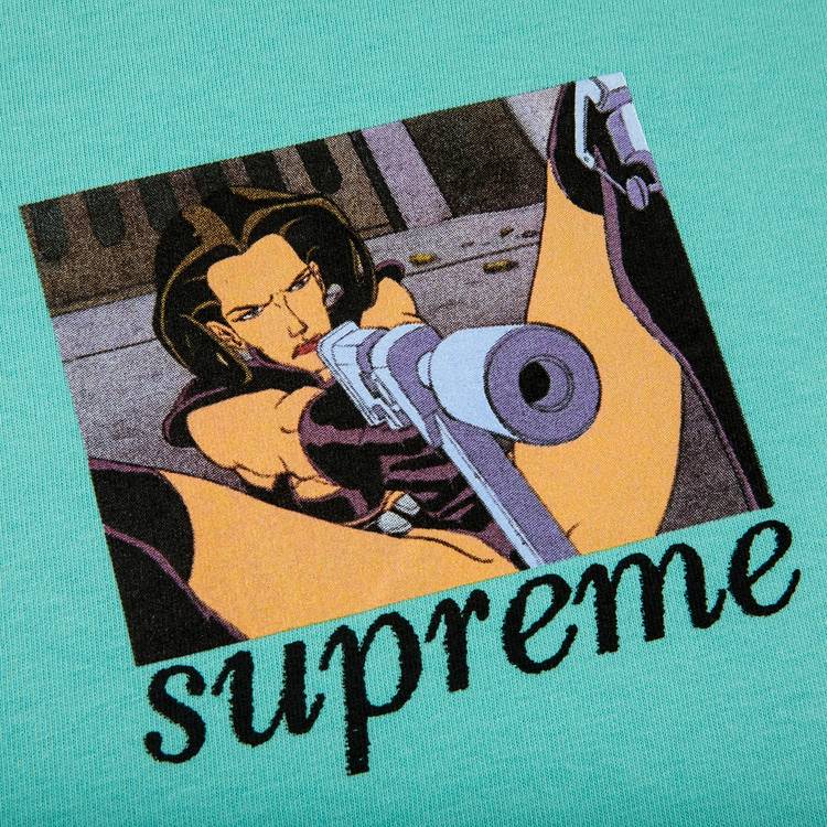 Buy Supreme Aeon Flux Gun Tee 'Teal' - SS22T7 TEAL | GOAT SA