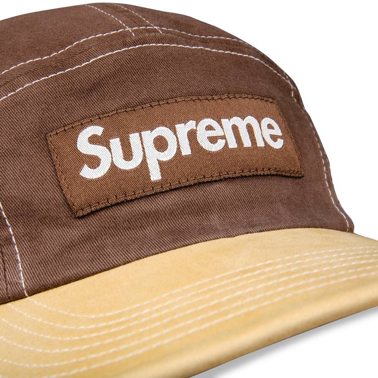 Supreme 2-Tone Twill Camp Cap 'Brown'