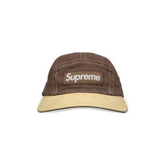 Buy Supreme 2-Tone Twill Camp Cap 'Brown' - SS22H134 BROWN