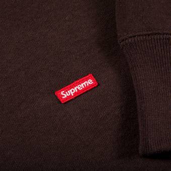 Buy Supreme Small Box Crewneck 'Dark Brown' - SS22SW40 DARK