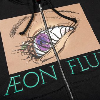 Supreme Aeon Flux Zip Up Hooded Sweatshirt 'Black'