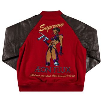 Supreme Gonz Ramm Varsity Jacket 『Red・Ｍ』 Buy Supreme Aeon Flux Varsity Jacket 'Red' - SS22J48 RED | GOAT