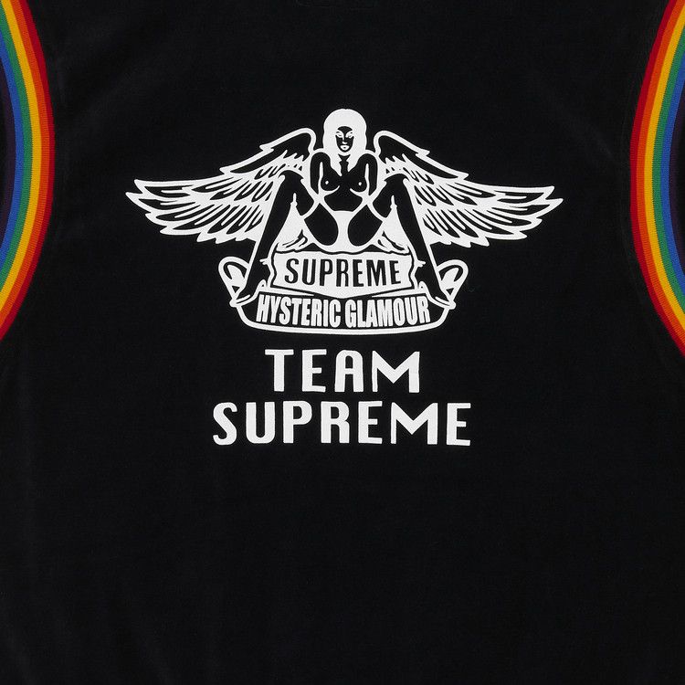 210様　シュプリームのみ　Gentle Tokyo ジェントル Buy Supreme x Hysteric Glamour Velour Track Jacket 'Black