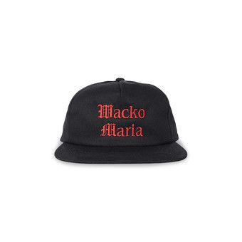 Buy Wacko Maria 6 Panel Cap (Type 2) 'Black' - 22SS WMA CP02
