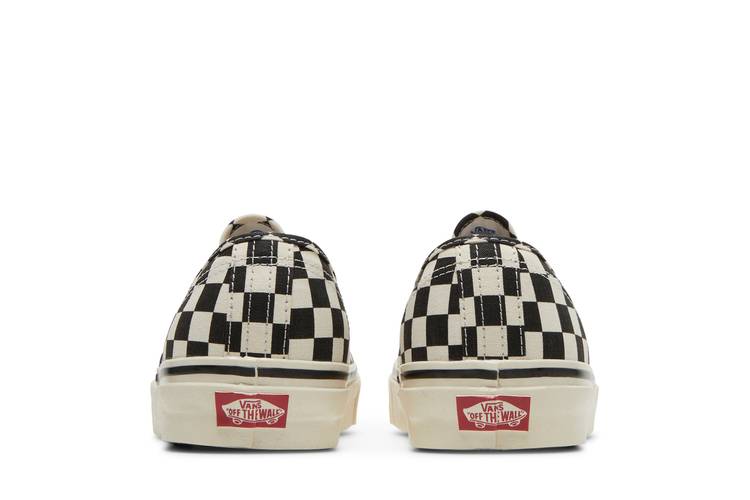 Vans authentic 44 dx anaheim factory black on sale checkerboard