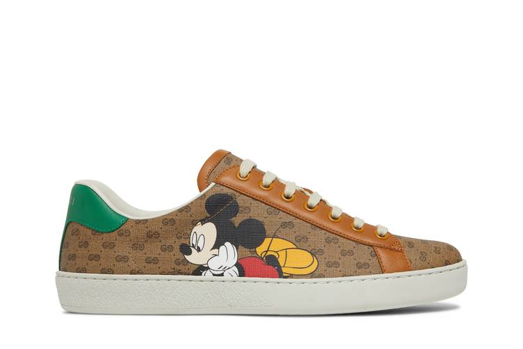 GUCCI X Disney Ace Mickey Mouse Canvas Sneakers – YEG.CHEAPLUXE