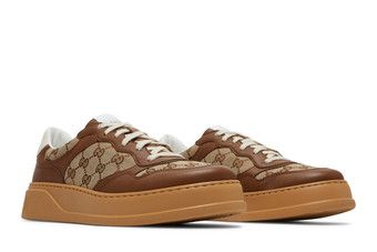 Gucci hot sale tan sneakers