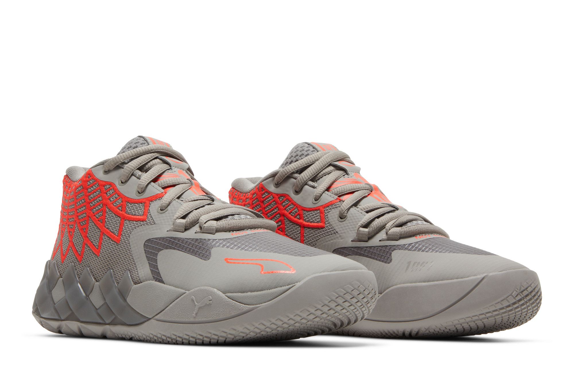 Pre-owned Puma Mb.01 Jr 'rock Ridge Red' In Grey