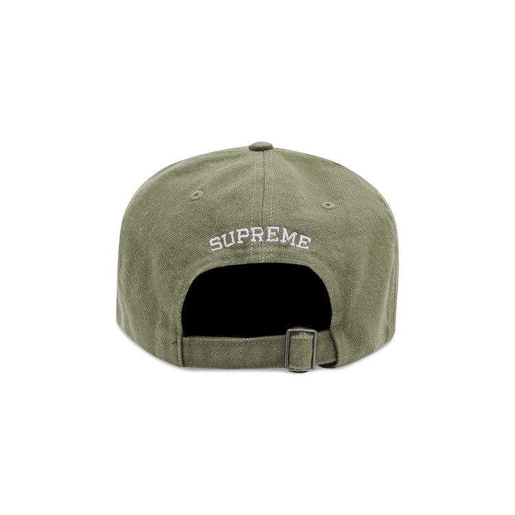 Supreme x Kevlar Denim S Logo 6-Panel 'Olive'