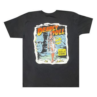 Tシャツ(半袖+袖なし) DEADLYDOLL deadlydoll chrome hearts Chrome Hearts DEADLY DOLL Logo Print T Shirt Womens S Used