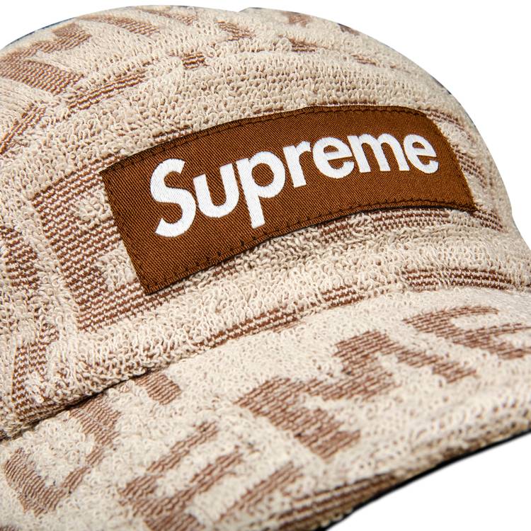 Buy Supreme Terry Spellout Camp Cap 'Beige' - SS22H61 BEIGE | GOAT CA