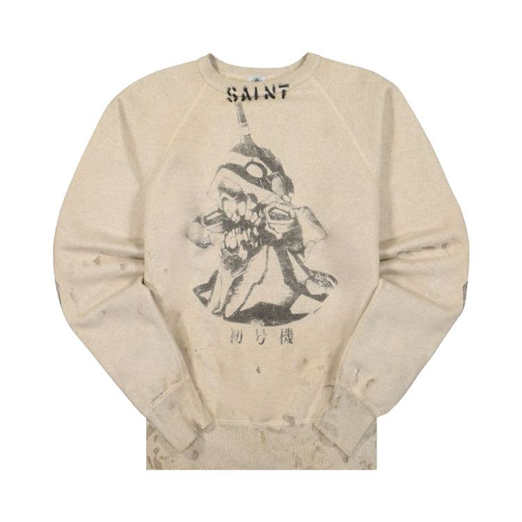 Buy Saint Michael x Evangelion Sweatahirt 'Gray' - SM A21 0000