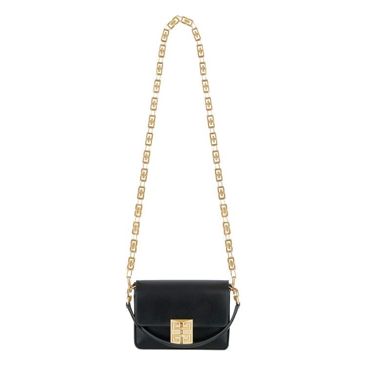 Givenchy 4g Small Crossbody Bag With Cube Chain Black