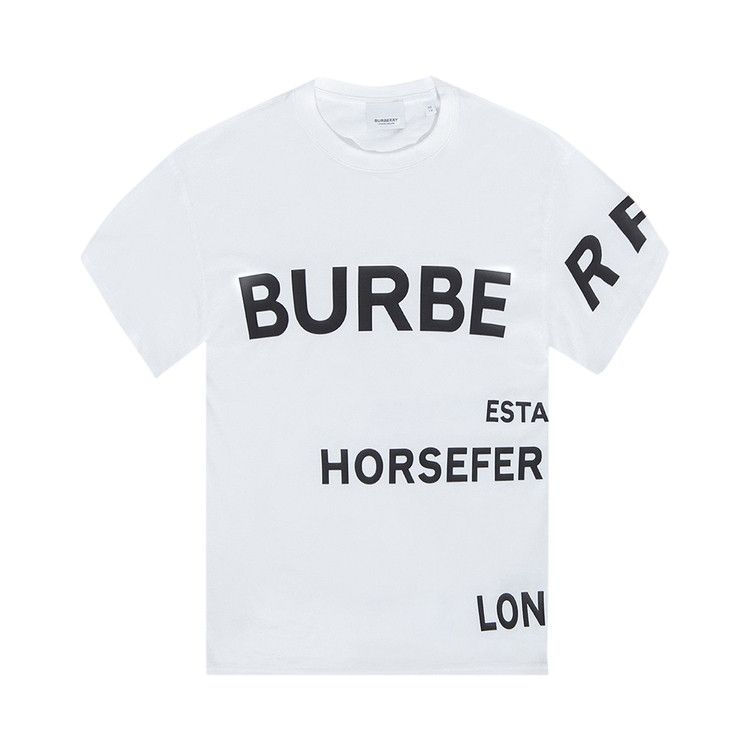 【BURBERRY】HORSEFERRY T-SHIRT Burberry Horseferry Print Cotton Oversized Men's T-shirt | eBay