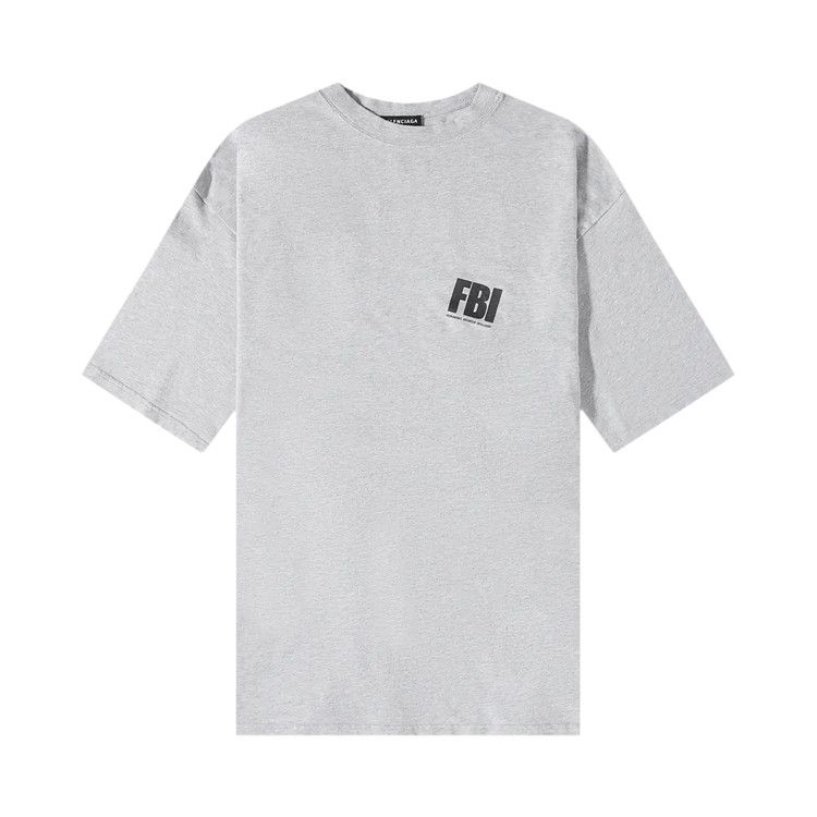 Balenciaga Worn Out T-Shirt Heather Grey/Black