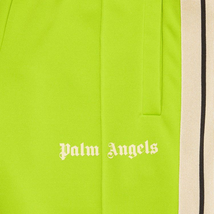 Palm Angels Classic Track Pants Lime Green/Off White