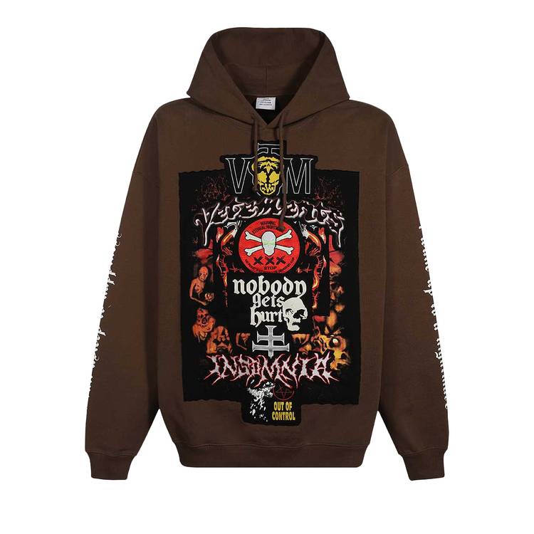 VETEMENTS 19AW CRAZY GOAT MASK HOODIE-