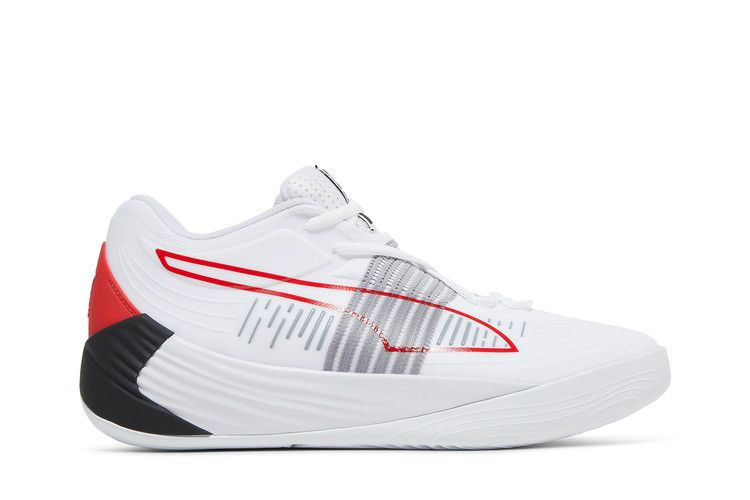 Puma Fusion Nitro White High Risk Red