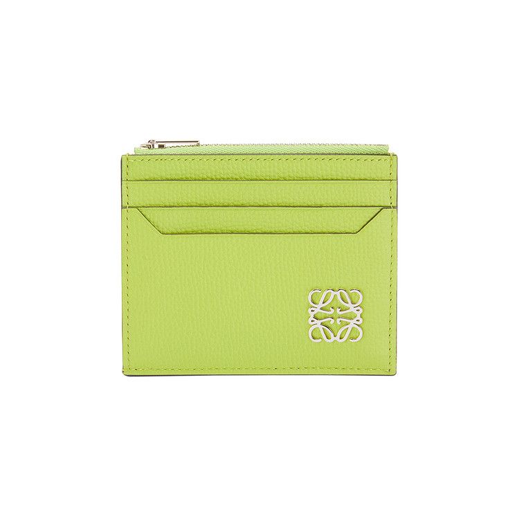 Buy Loewe Anagram Square Zip Cardholder 'Green Bean' - C821R80X01