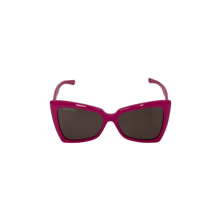 Balenciaga Modern Cat Eye Sunglasses Fuchsia