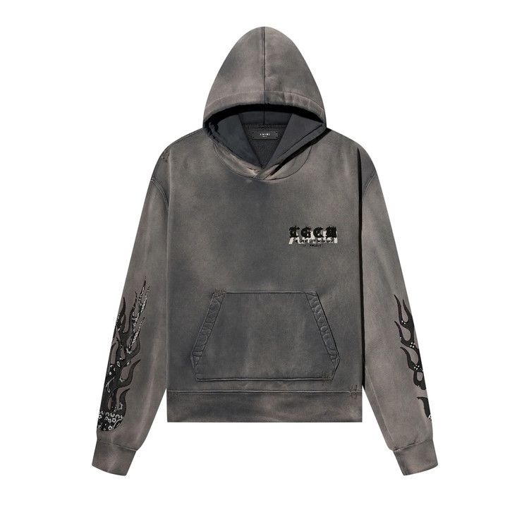 【関税込み】AMIRI ブラック ジャカードロゴ ボディスーツ Buy Amiri T.G.C.W. Flames Hoodie 'Black' - PS22MJG031 001