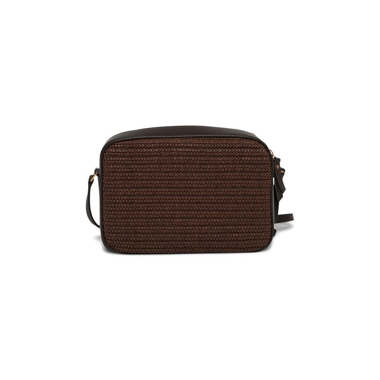 Saint Laurent Raffia Lou Camera Bag 'brown'