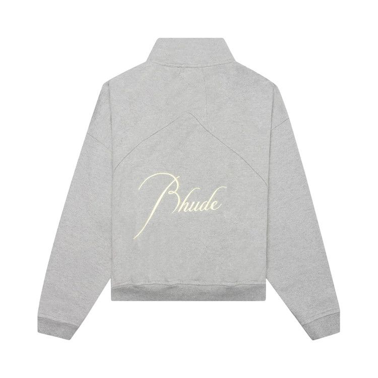 トップス Rhude Quarter Zip Sweatshirt M Rhude Gray Quarter Zip Sweatshirt Rhude