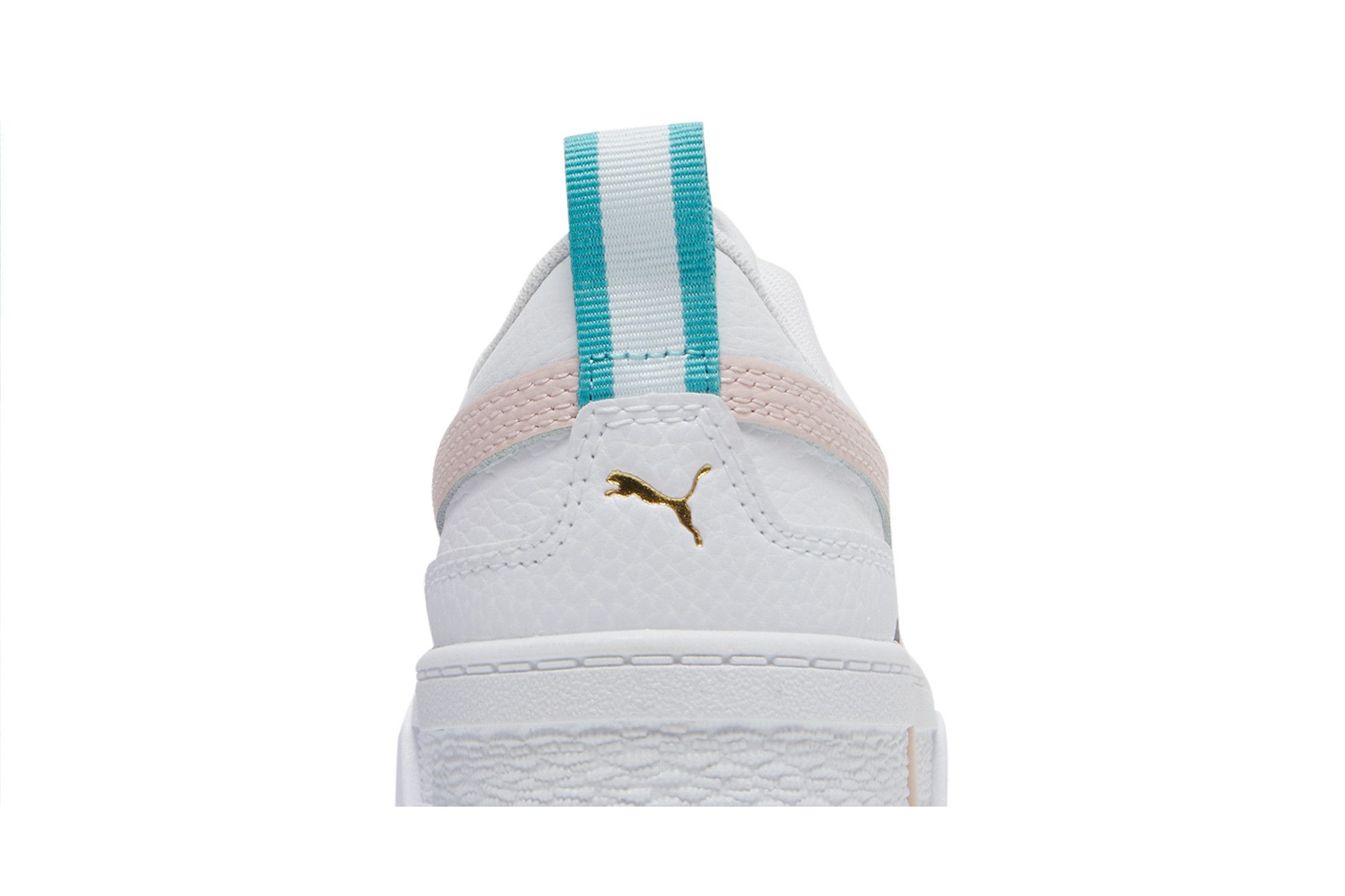Pre-owned Puma Mayze Leather Jr 'white Chalk Pink'