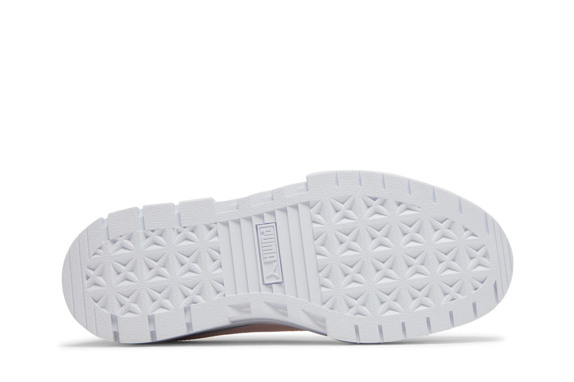 Pre-owned Puma Mayze Leather Jr 'white Chalk Pink'