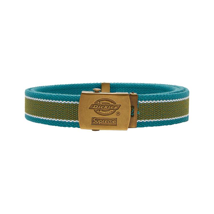 Buy Supreme x Dickies Stripe Webbing Belt 'Teal' - SS22A5 TEAL | GOAT