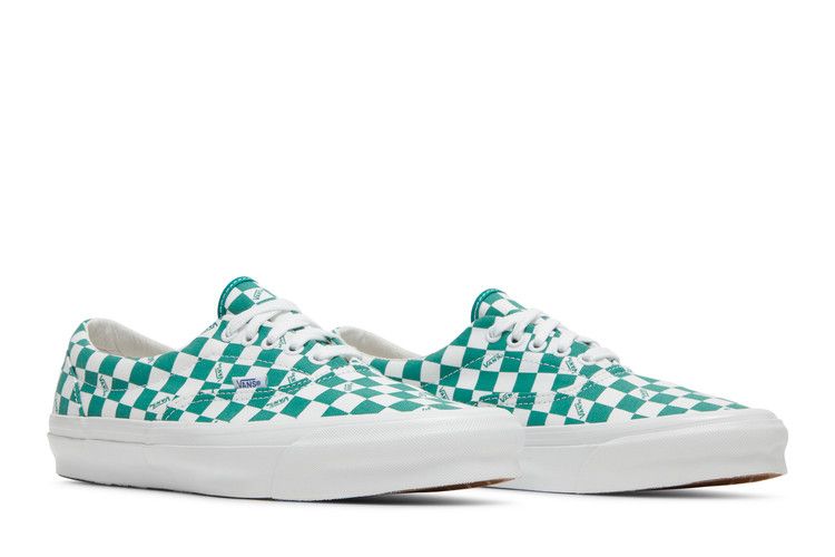 Vans OG Era Lx Checkerboard Logo - Cadmium Green