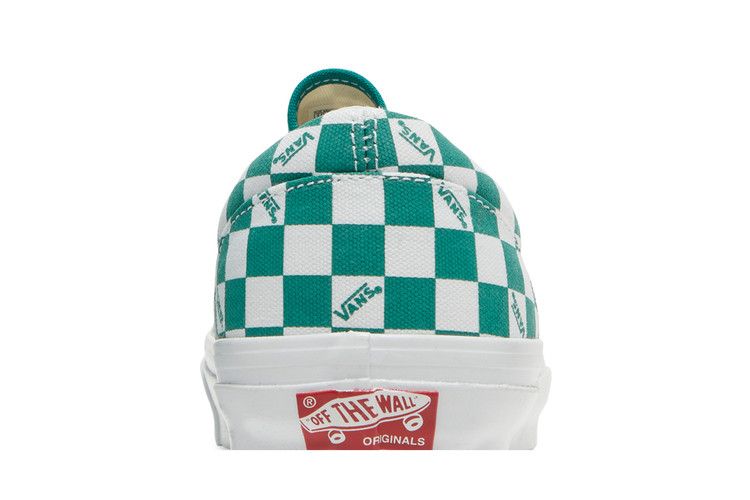 Vans OG Era Lx Checkerboard Logo - Cadmium Green