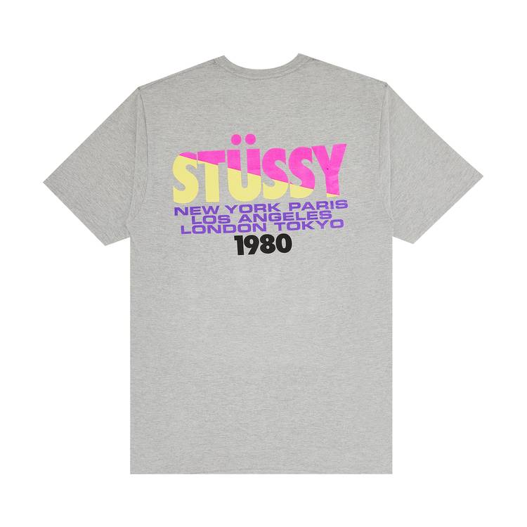 Stussy x Delicious Vinyl Drop Grey Tee Limited Edition 3902372