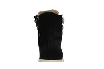 Buy Rick Owens Wmns DRKSHDW Fogachine Cotton Denim Megalace High 'Black  Milk' - DS01B7800 DMW1 911