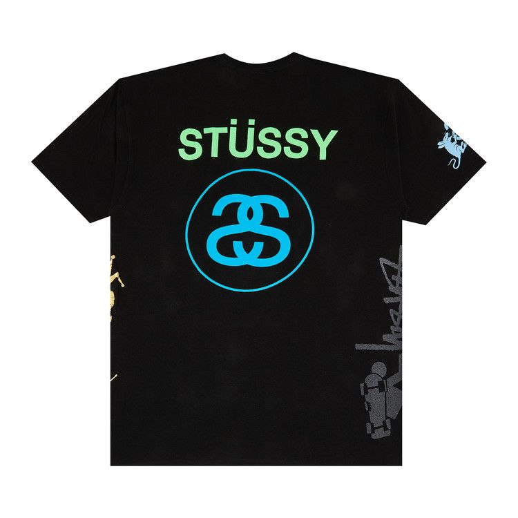 Buy Stussy Script Tee 'Black' - 0535 100000103MST BLAC | GOAT
