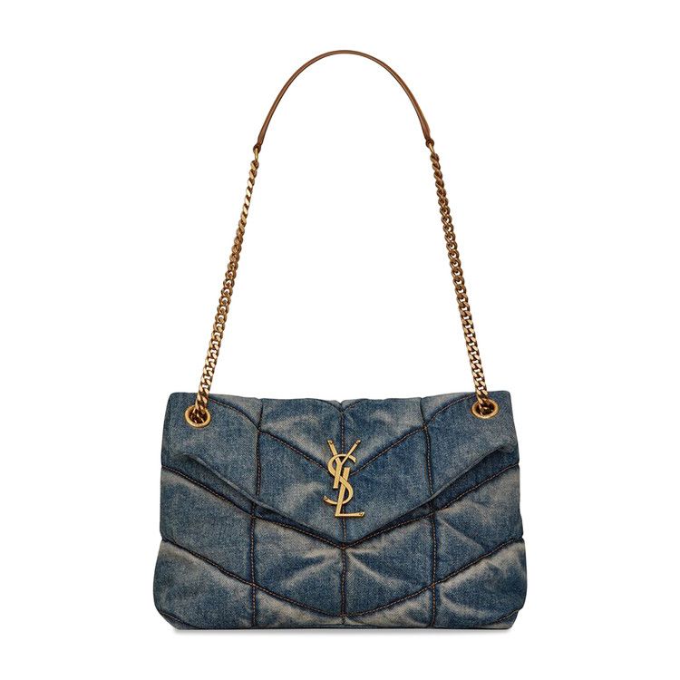 Saint Laurent Sunset Medium Shoulder Bag 464673 Dark Navy