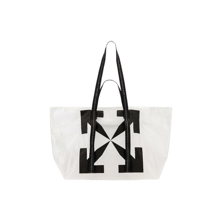 Buy Off-White Arrow Tote Bag 'White' - OMNA054E20PLA0010110 | GOAT