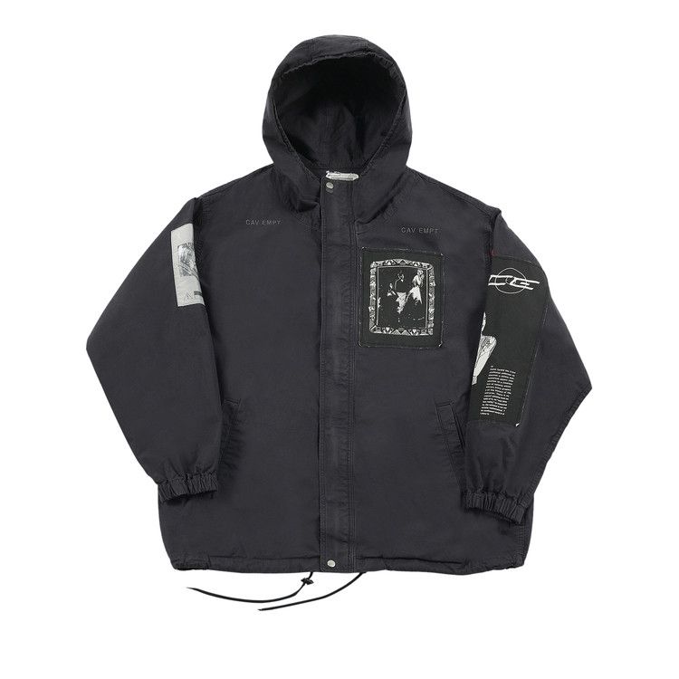 Buy Cav Empt Patched Zip Hood Jacket 'Black' - CES21JK07 BLAC