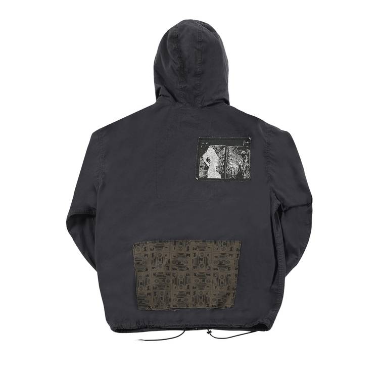 Buy Cav Empt Patched Zip Hood Jacket 'Black' - CES21JK07 BLAC | GOAT